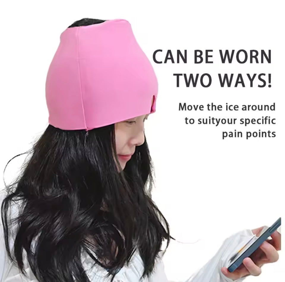 Gel ice Headache Relief Hat