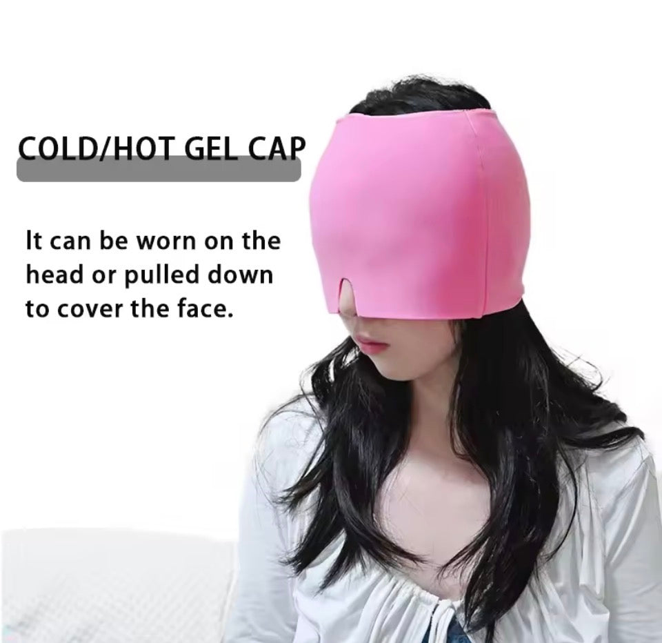 Gel ice Headache Relief Hat